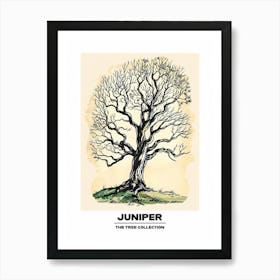 Juniper Tree Storybook Illustration 1 Poster Art Print