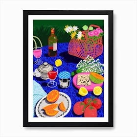 Still Life Table Art Print