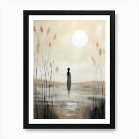 Bohemian Spirit Echoes, Boho Art Style Art Print