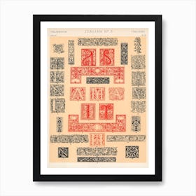 Vintage Pattern, Owen Jones         Art Print