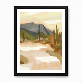 Cactus Desert Art Print