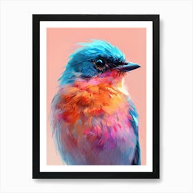 Colorful Bird 11 Art Print