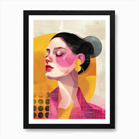 Portrait Of A Woman 201 Art Print