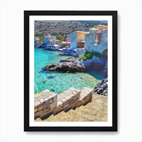 Limeni Greece Art Print