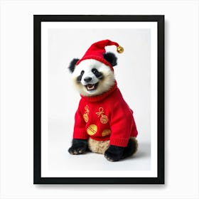 Chinese New Year Panda Art Print