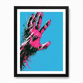 Zombie Hand Art Print