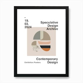 Speculative Design Archive Abstract Poster 08 Art Print