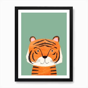 Tiger Green Art Print