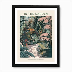 In The Garden Poster Auckland Domain Wintergardens New Zealand 2 Art Print