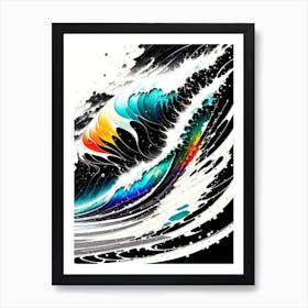 Rainbow Wave Art Print