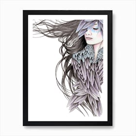Raven Wings Art Print