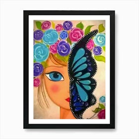 Butterfly Painting Art Print