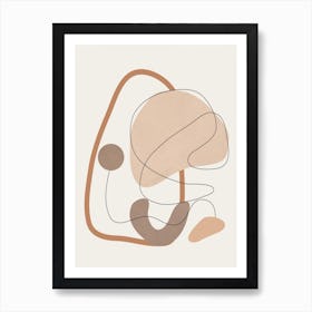 Abstract Line Movement Ii Art Print