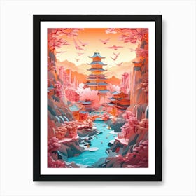 Asian Landscape 83 Art Print