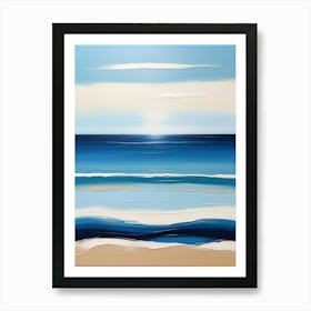 Beach Canvas Print Art Print