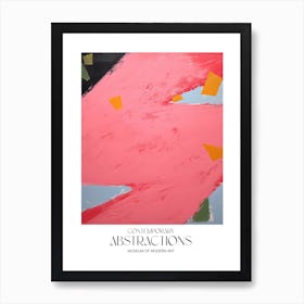 Pop Colour Abstract Painting 7 Exhibition Poster Art Print