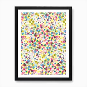 Color Drops Art Print