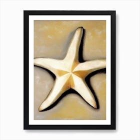 Starfish Symbol Abstract Painting Art Print