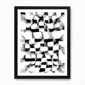 Checkerboard Art Print