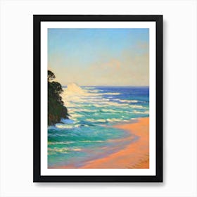 Blacksmiths Beach Australia Monet Style Art Print