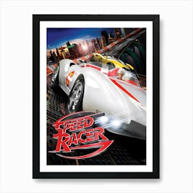 Speed Racer Movie Emile Hirsch Christina Ricci Matthew Fox Art Print