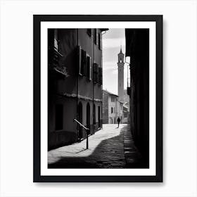 Bergamo, Italy,  Black And White Analogue Photography  4 Art Print