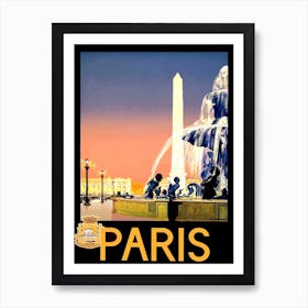 Paris, Fountainebleau Art Print