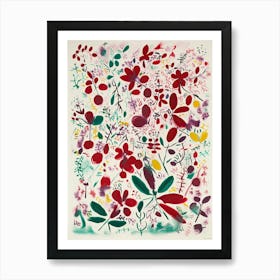 Cranberry Fruit Drawing 2 Art Print