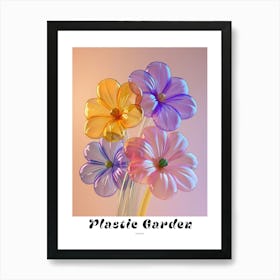 Dreamy Inflatable Flowers Poster Cosmos 2 Art Print