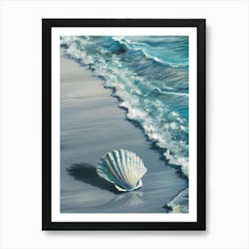Seashell On The Beach 2 Art Print