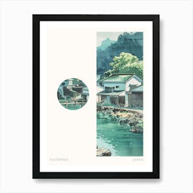 Naoshima Japan 1 Cut Out Travel Poster Art Print