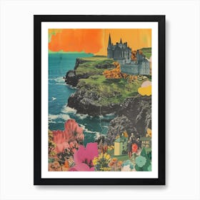 Ireland   Retro Collage Style 4 Art Print