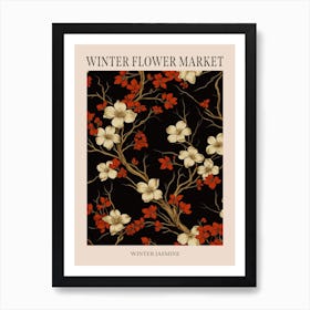 Winter Jasmine 3 Winter Flower Market Poster Art Print