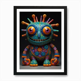 Eddie The Frog Art Print