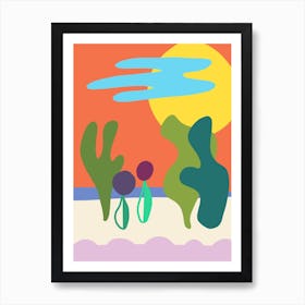 Desert Vibes Art Print