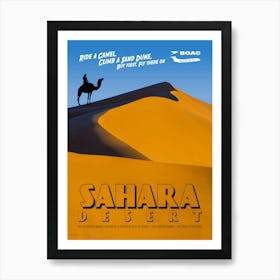 Sahara Desert Art Print