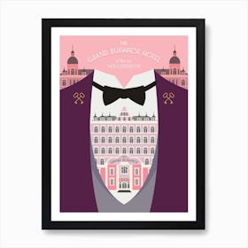 The Grand Budapest Hotel Movie Art Print