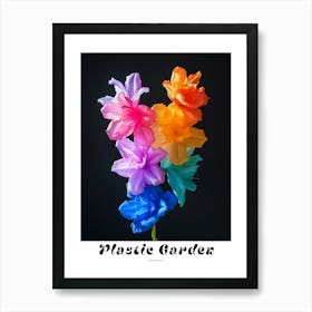 Bright Inflatable Flowers Poster Delphinium 3 Art Print