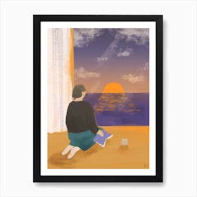 The Sunset Art Print