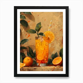 Orange Juice 7 Art Print