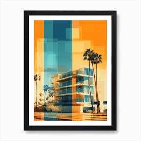 Mkelly341 Ocean Beach San Diego California In The Style Of Ligh Cee13434 E2f9 4908 Bb61 B583f6e330b7 Art Print