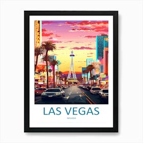 Nevada Las Vegas Travel 1 Art Print