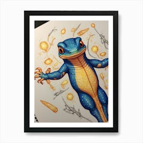 Lizard 5 Art Print