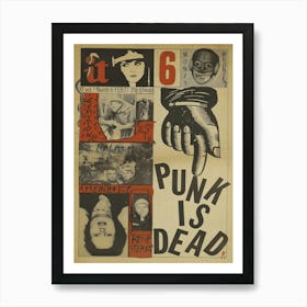 Poster Punk Is Dead Art Print