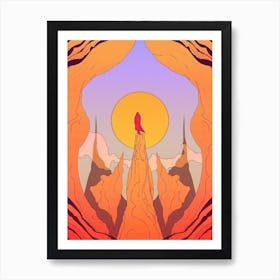 Energy Wizard Art Print