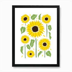 Sunflowers Art Print