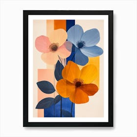 Three Flowers 1 Art Print