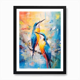 Birds Abstract 1 Art Print