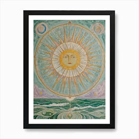 Sea Sun Art Print