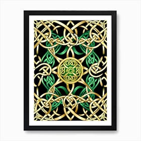 Abstract Celtic Knot 19 Art Print